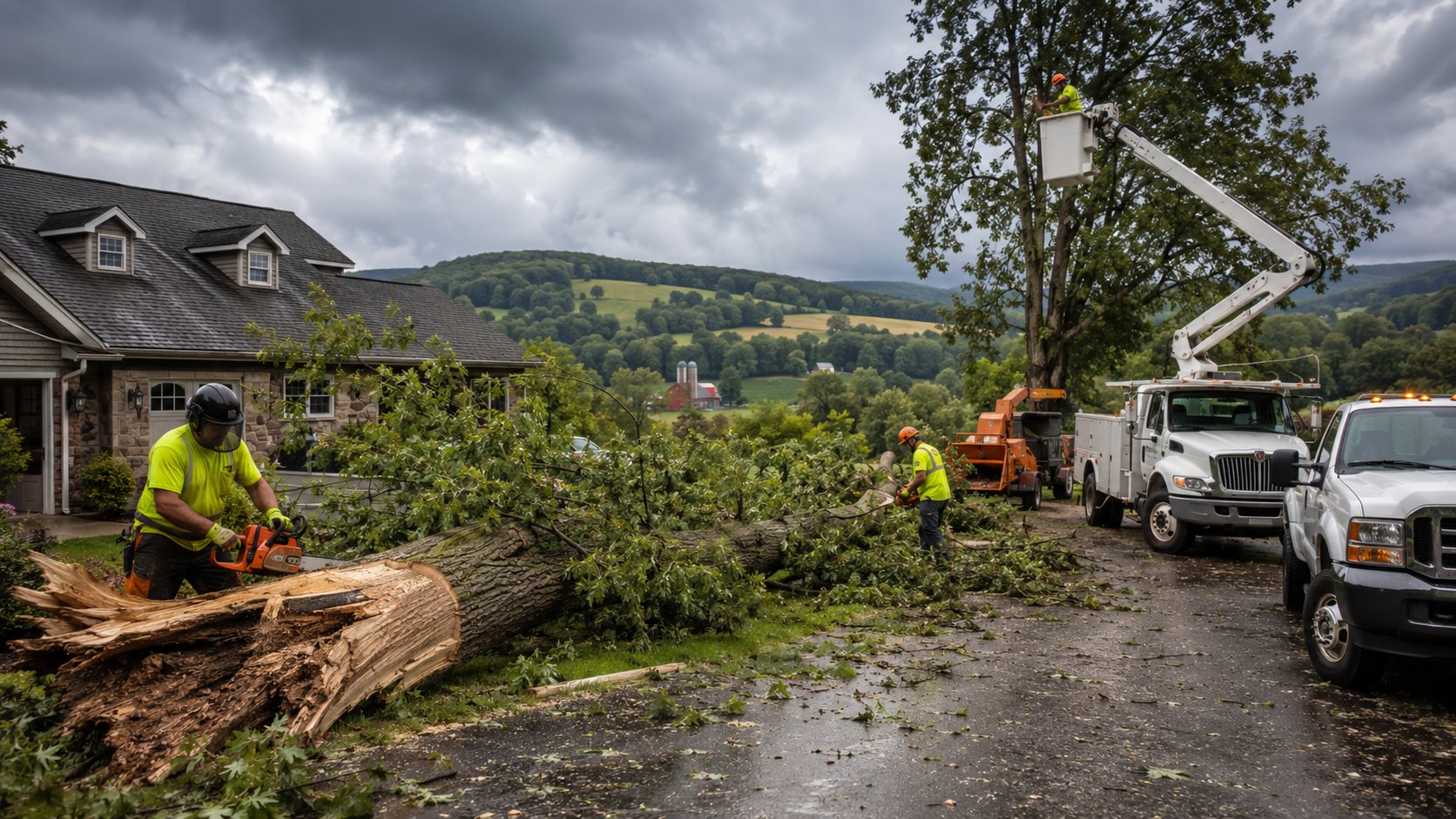 Emergency tree service in Loretto, PA